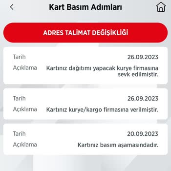 Ziraat Bankası Kuryenet İle Kart Tesliminde Sorun