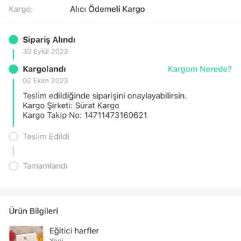 Sürat Kargo Kargomu Teslim Etmiyorlar