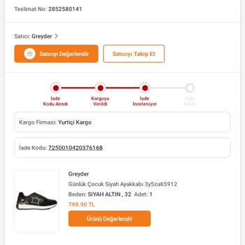 Trendyol Hatalı Ürün İhmal