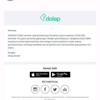 Dolap Ve Trendyol Express 405 TL Mı Vermiyor