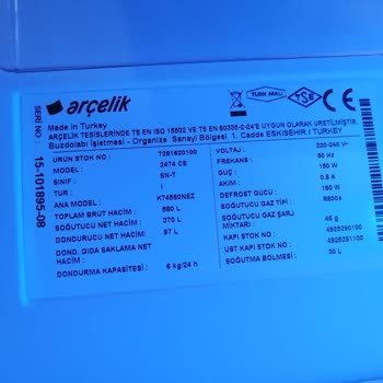 Arçelik Buzdolabım Kanallarının Tıkanması Sonucu Su Damlatıyor!