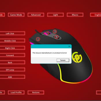Xorax Performax Gaming Mouse Hatası