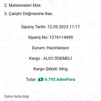 AdımPara Satın Aldığım Ürün Gönderilmedi