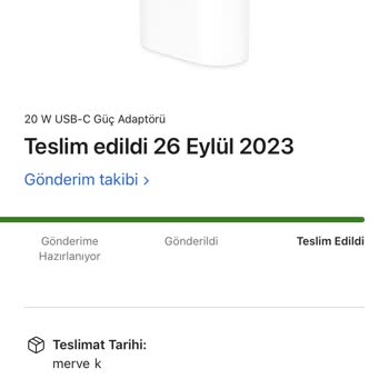 Apple İptal Edilen Ürünün Bedeli İade Olmamıştır