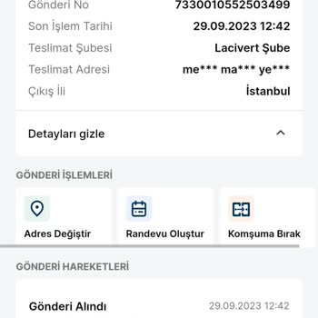 Trendyol Kayıp Ettikleri Ürünüm