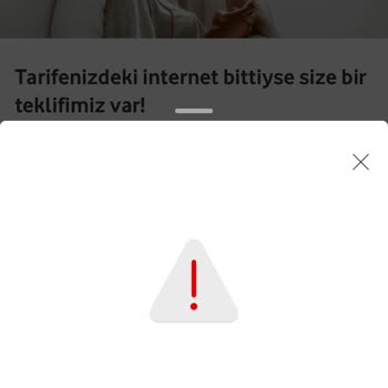 Vodafone Ek Paket Sorunu