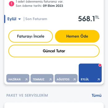 Turkcell Fahiş Fatura Uygulaması