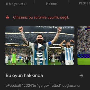 Samsung Galaxy A13 Efootball 2024 Desteklememesi