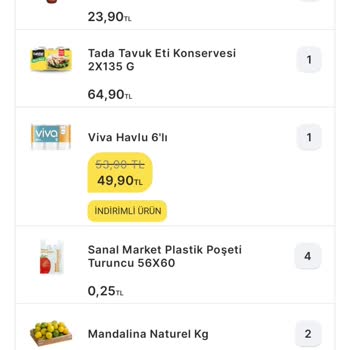 Migros Sanal Market Eksik Ürün