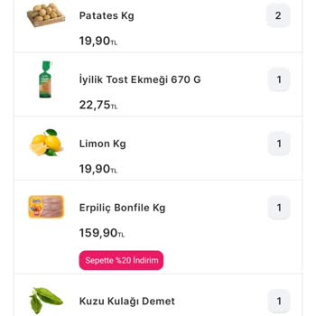 Migros Sanal Market Eksik Ürün