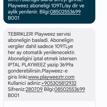 Playwez Haberim Olmadan Paramı Aldı
