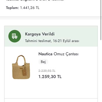 Boyner Teslim Edilmeyen Nautica Çanta