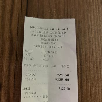 Şok Market İade Almıyor