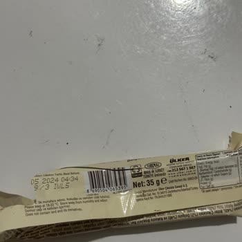 Ülker Laviva Çikolatanın Üzerindeki Garip Pütürler