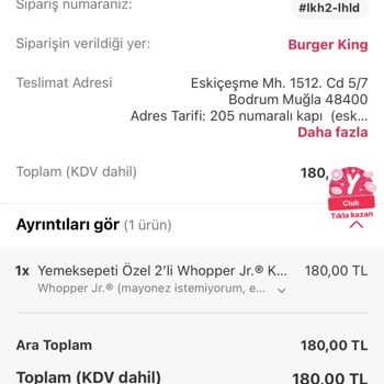 Burger King İşini Yapmayan Kurye!