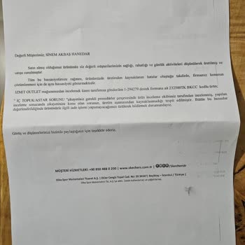 Skechers Ayakkabı Hatalı Ürün