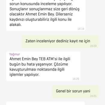 Enpara Encard İle Anlaşmalı ATM'den Para Yatırılması Sonrası Buharlaşması