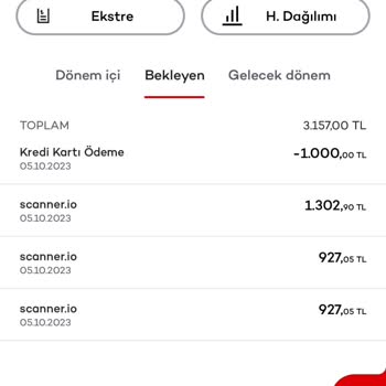 Scannero Paramın Bana İadesi Sağlanma Tal