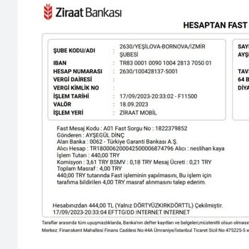 H&R Butik Kargomun Elime Ulaşmaması Ve İade Ücretinin Olmaması