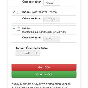 Kuzey Marmara Otoyolu Kmo Otoyol Yanlış Hatalı Plaka İcra