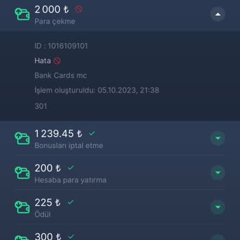 7Slots Paramı Çekemiyorum İşlemlerde Hata Gösteriyor