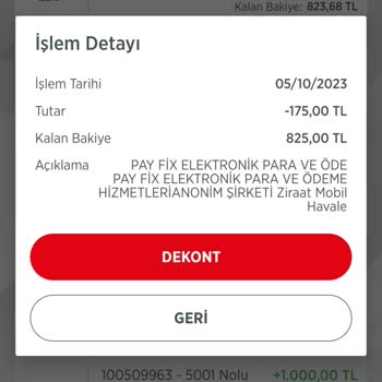 Ziraat'ten PayFix'e Param Yatmadı