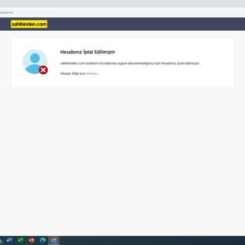 Sahibinden Usulsüz Kimlik Doğrulama