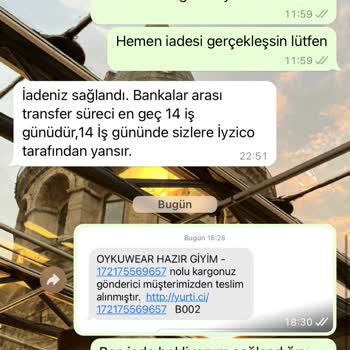 Oyku Wear 1 Aydır Paramda Yok Üründe