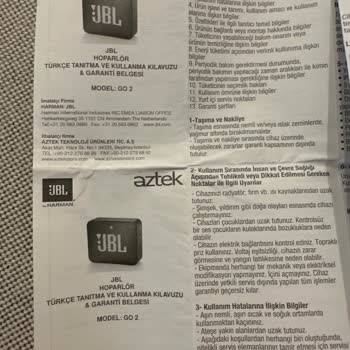 Aztek Teknoloji JBL GO 2 Hoparlör