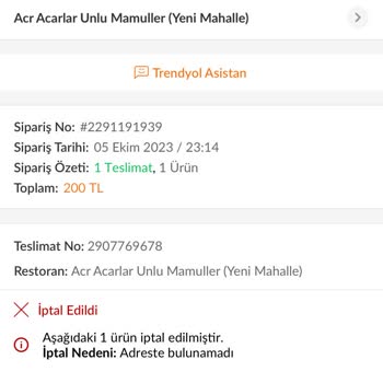 Trendyol Sipariş Para İadesi Yapılmadı