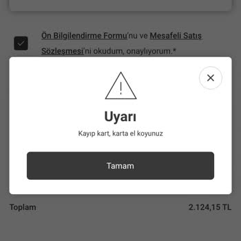 Karaca Züccaciye Karaca Ödeme Hatası