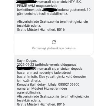 Gratis Ürün Kargolaması Ve Sipariş