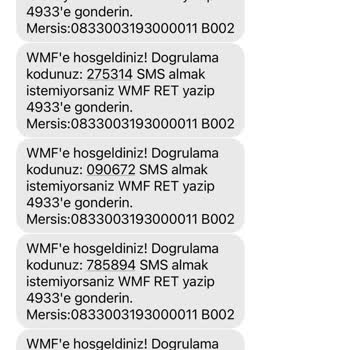 Kahve Dunyası Kiğılı WMF Üye Olmama Rağmen Mesajlar
