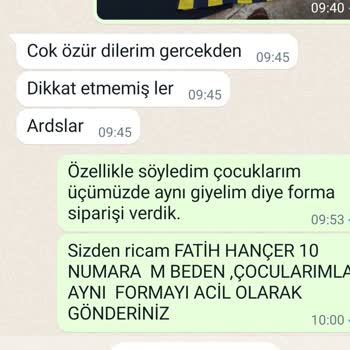 Forma.trend Bebek Ve Çocuk Formaları Ücretini Ödediğim Siparişimi Getirmiyor