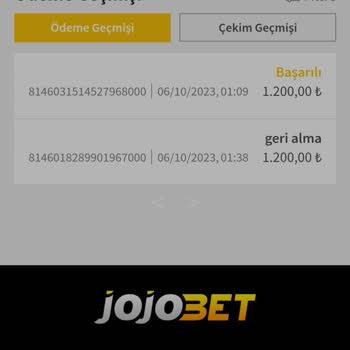 Jojobet Oyun Oynatmıyor Var Ve Çekim Yapılmıyor