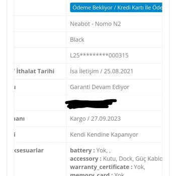 Neabot Nomo N2 Pişmanlığı