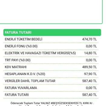 MEPAŞ Faturaya Bir Sürü Vergi Ekliyor