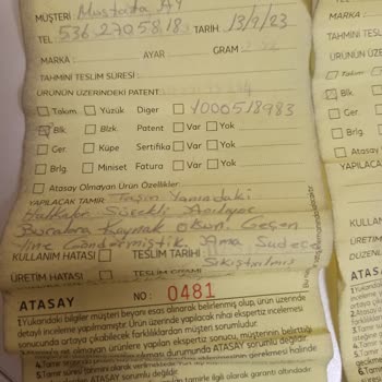 Atasay Garanti Sürecindeki Ürününden Yapım Ücreti İstiyor