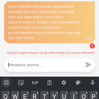 Boyner Yanlış Ürün Gönderimi