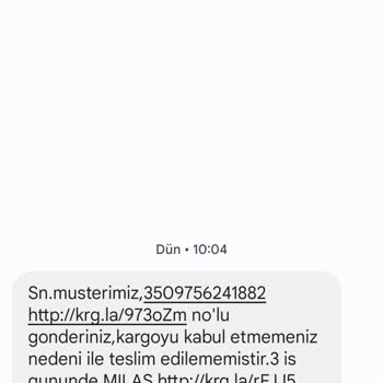 Aras Kargo Kargo Şirketi Kargomu Teslim Edilmemesi