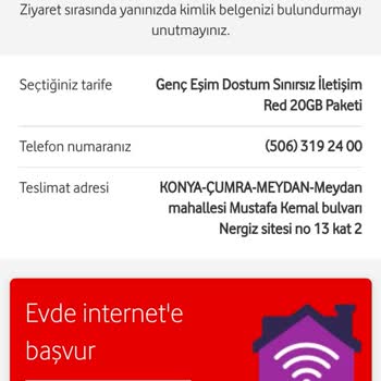 Vodafone De Tarife Sorunu