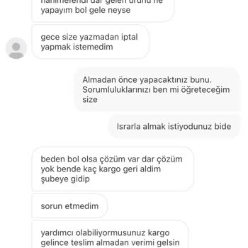 Gardrops Uygulamasından Aldığı Ürünü Kargodan Almayacağını Söylüyor