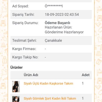 Naregiyim.com Ürün Yollamıyor