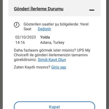 iPhone Ürünümü Kaybetti Kargo