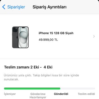 iPhone Ürünümü Kaybetti Kargo