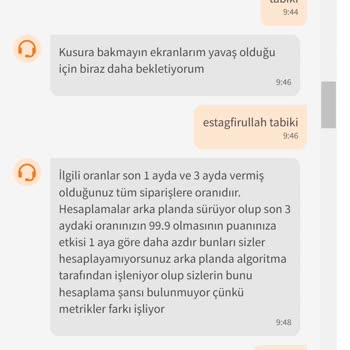 Trendyol Partner Mağaza Destek Yetersizliği Ve Yanlış Hesaplanan Puan
