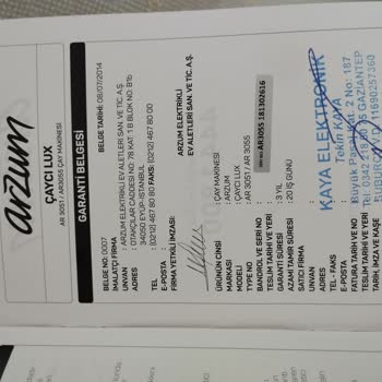 Arzum Çaycı Delux Boya Atması