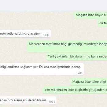 Zara Mağazadan Teslim- İade