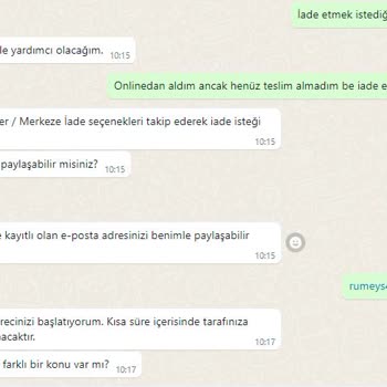 Zara Mağazadan Teslim- İade