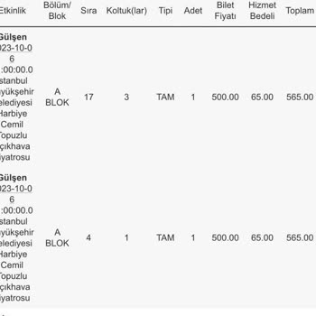 Biletix Ayrı Yerlerde Bilet Satışı Yapıyor.